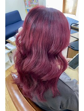 ヘアー グリース(hair GREASE) Wカラー/ブリーチなしWカラー/バーガンディカラー