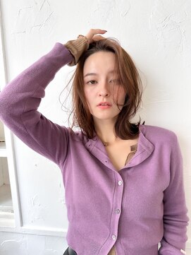 エイチバイシオミエイチ 神戸三宮(H by shiomi H) ニュアンスボブ/ナチュラルブラウン