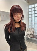 赤髪カラー