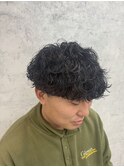 波巻きパーマ/波巻きスパイラル/マッシュ