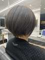 アグ ヘアー リュクス 能代店(Agu hair luxe) ネープのスッキリしたショートスタイル