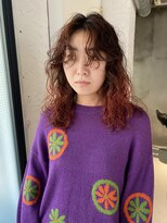 キャロルガーデンズ ボコカ 表参道(Carroll Gardens bococa) 【 sayaca 】プードルパーマ/オレンジカラー