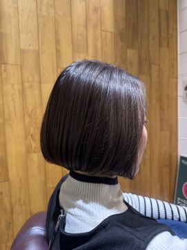 チアー ヘアリラクゼーション(cheer HAIRRELAXATION) 前下がりボブ