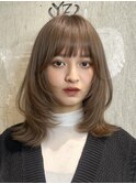 レイヤー/ミディアムレイヤー/くびれミディ/10代20代30代/表参道