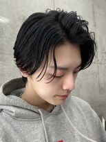 ロンドオム 池袋(Lond Homme)&nbsp;men's/顔周り/ニュアンスパーマ/黒染め/韓国/ダウンパーマ