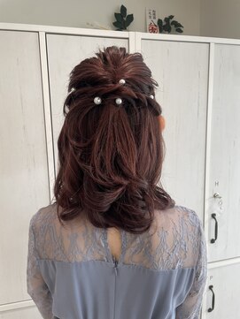 バーチ バイ クロップエス(BIRCH by crop es) お呼ばれハーフアップ