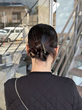 クラリス バイネオ 武蔵小杉(Claris by neo) カチモリシニヨン！ミディアムさんでも◯