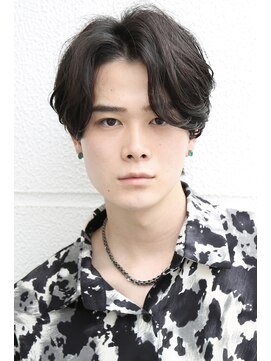 ソレイユ(Soleil) 30代40代50代ビジネスマン向け清潔感センターパートパーマ