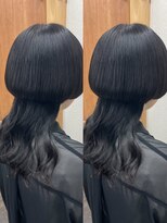 アフェクト 金沢文庫(affect)&nbsp;ミルクティーブロンド/ダークブルー/デジタルパーマ/金沢文庫