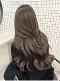 ブリーチなしオリーブベージュ