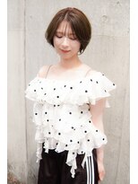 ルヴェール 茜部店(LeVert)&nbsp;ちょろ毛バングショートボブ