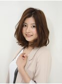 グレージュマットエアリーボブ 【鎌倉美容室アルボグランデ】