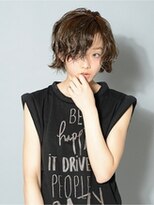 アース 佐賀夢咲店(HAIR&MAKE EARTH)&nbsp;アンニュイウェーブボブ【EARTH佐賀夢咲店】