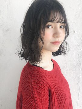 ルティア(Lutia) 切りっぱなしダークグレージュ！