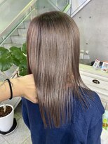 ヘアーデザイン アルエ(HAIR×design ARUE) 【シースルー艶カラー】ミルクティーグレージュ