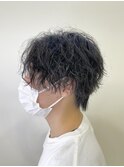 ミディアムスパイラルパーマ　松原可奈
