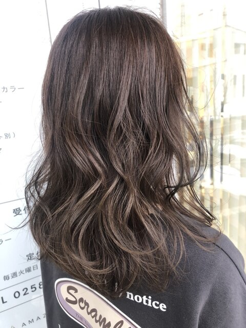 【AMAZING HAIR美沢店/山岸】ニュアンスカラー くすみベージュ