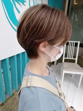 ヘアーメイクオズ(hair make O/S) トレンドショートヘア☆ヌーディベージュ