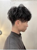 お客様_刈り上げビックシルエットショート