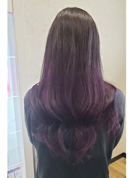 アール 豊田店(#arl) バイオレット×バレイヤージュ