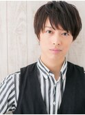 ≪mod's men≫暗髪が◎優等生風★知的くせ毛カットショートM