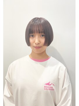 モリオフロムロンドン 松戸店(Morio from London) 【松戸 藤原】ぱっつとボブ　前髪あり