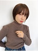 丸みショート/前髪/顔周りカット/透明感/20代30代40代50代