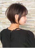 大人可愛いショートボブ/20代30代40代/小顔ショート/表参道
