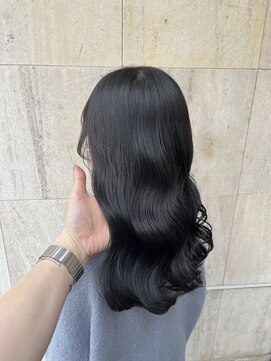 ラグーン 原宿 表参道(LAGOON) 【LAGOON】暗髪透け感♪ディープグレー