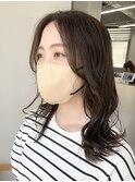 外ハネヘルシースタイルショコラアッシュふんわり丸みカール