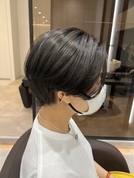 プラム 銀座店(plum ginza) ハンサムショート×greige