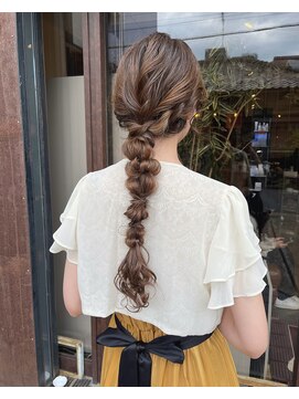 コレット ヘアー 大通(Colette hair) ゆるふわローポニー .*。