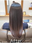 カットカラー髪質改善トリートメント
