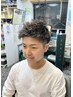 メンズカット＋ツイストパーマ