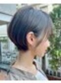 20代30代40代50代/丸みショート/クビレ/前髪あり/表参道