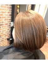 ヘアー ルシア(hair lucia)&nbsp;30代40代白髪ぼかしハイライト×ボブ