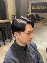 ハングアウト(Hangout)&nbsp;かき上げ七三分け2ブロック刈り上げ