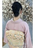 留袖☆着付け＋ヘアセット　￥13,200～
