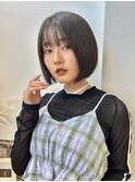 丸みボブ☆美髪ボブ/美髪縮毛矯正