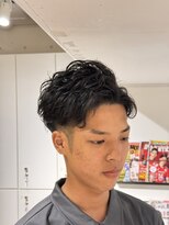 リンカラン トロワ(LINGKARAN Trois)&nbsp;ショート2ブロアップバングパーマ