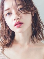 デビュー 沖縄泡瀬店(Debut)&nbsp;前髪/アンブレラカラー/こなれミディ/イメチェン/ウェーブパーマ