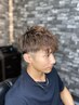 【人気No.1眉毛までカッコよく】カットフルコース&クイックMen,s眉カット