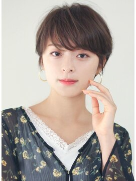 ルアン 大分駅店(ruen) 大人ショート小顔ショートヘア前髪長めショートカット30代40代