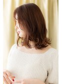 大人かわいい小顔くびれミディアムウルフカットZ志木20代30代