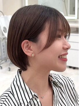 ビュー フクオカ(VIEW FUKUOKA) 耳にかけても可愛い！似合わせ小顔ショートボブ
