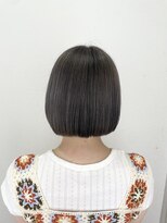 シエル 立川店(CIEL) グレージュカラー×ミニボブ【CIEL×maki】