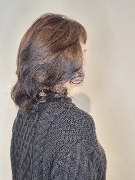 松本平太郎美容室 国立店 50代60代×セミディレイヤー×イノアカラー