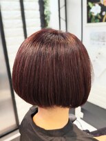 ヘアースタジオ ジェイワン(hair studio J ONE)&nbsp;30代40代50代60代　ブリーチ無し白髪ぼかし　バイオレット　ボブ