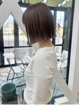 パル バイ ラベスト(Pal by lovest) 透明感◎ミントベージュ×切りっぱなしボブ