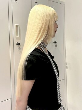 ベレーザ 渋谷(BELEZA) 16744抜きっぱなしブロンドハッシュカットホワイトブロンド